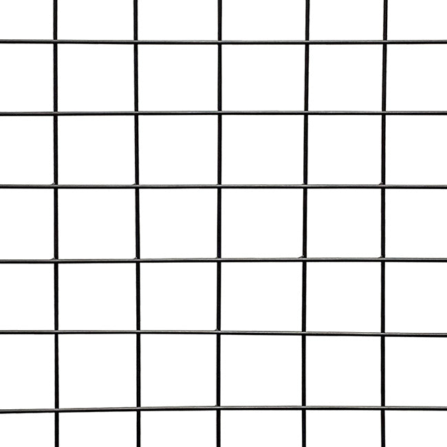 The 'Grow Grid' Narrow Screen Trellis | American GardenWorks 64.25" Matte Black Steel Garden Trellis