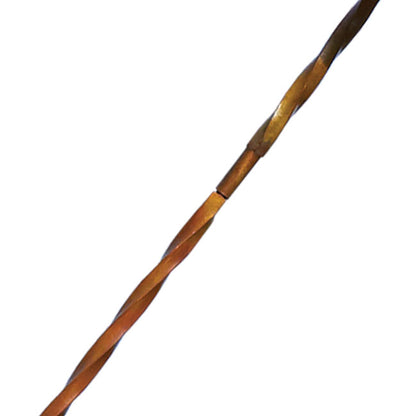 The Copper Bloom | 87" Extra-Large Double Kinetic Wind Sculpture | Flamed Copper | Ancient Graffiti