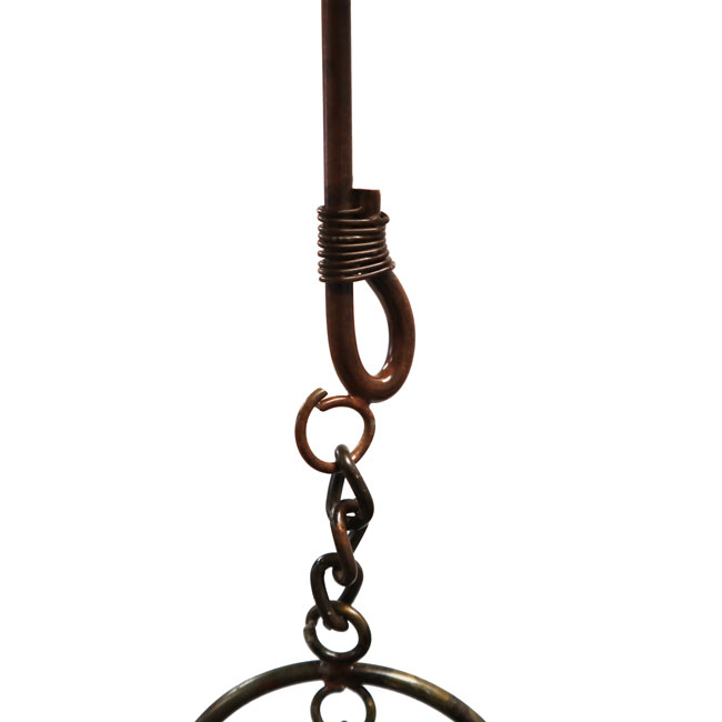 The Florentine Flora Umbrella | 95" Colorful Floral Steel Bell Rain Chain | Ancient Graffiti