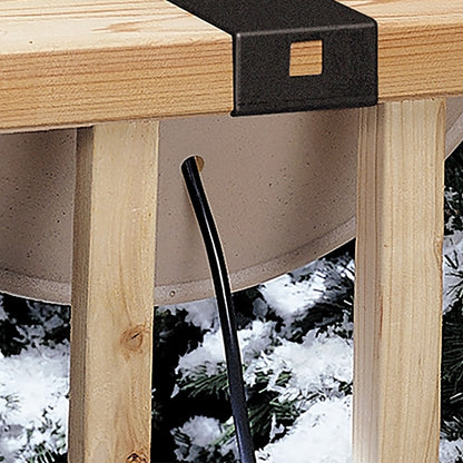 The 'Ironclad' Heated Atmospheric Station | All-Season Avian Hydration System
