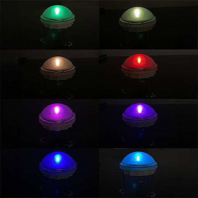 The 'Nightfall Ripple' Color-Changing Water Wiggler | Allied Precision Aurora Bird Bath Aerator & LED Light