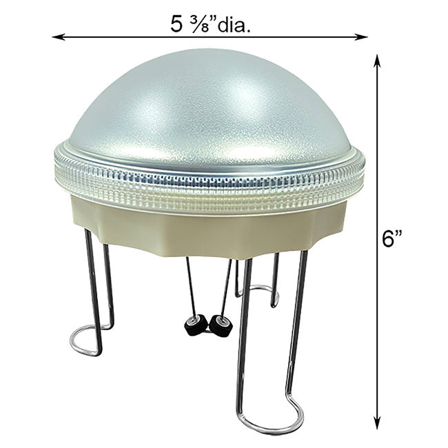 The 'Nightfall Ripple' Color-Changing Water Wiggler | Allied Precision Aurora Bird Bath Aerator & LED Light