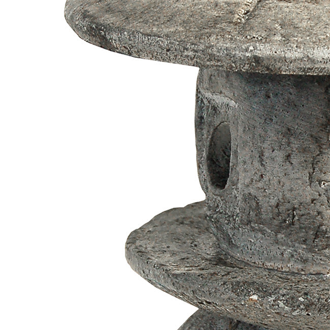 The 'Tiny Temple' Garden Pagoda Statue | Athens Stonecasting Pre-Aged Concrete Garden Pagoda