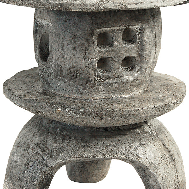 The 'Tiny Temple' Garden Pagoda Statue | Athens Stonecasting Pre-Aged Concrete Garden Pagoda