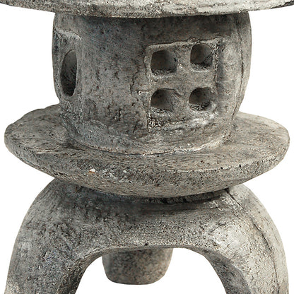 The 'Tiny Temple' Garden Pagoda Statue | Athens Stonecasting Pre-Aged Concrete Garden Pagoda