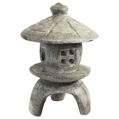 The 'Tiny Temple' Garden Pagoda Statue | Athens Stonecasting Pre-Aged Concrete Garden Pagoda