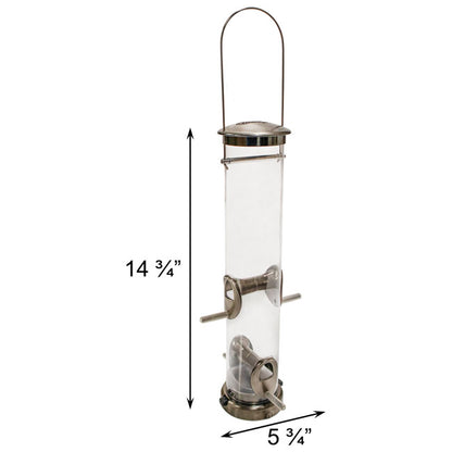 The "Nickel Nurturer" Tube Bird Feeder Curated Set