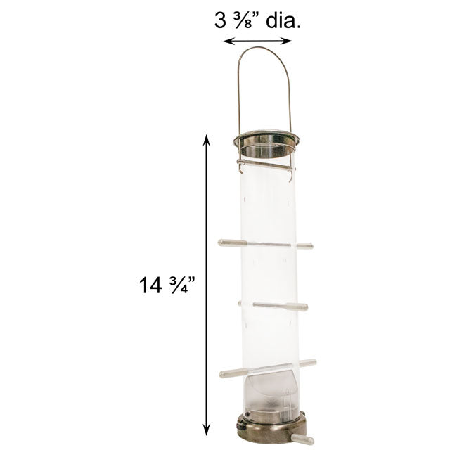 The "Nickel Nurturer" Tube Bird Feeder Curated Set