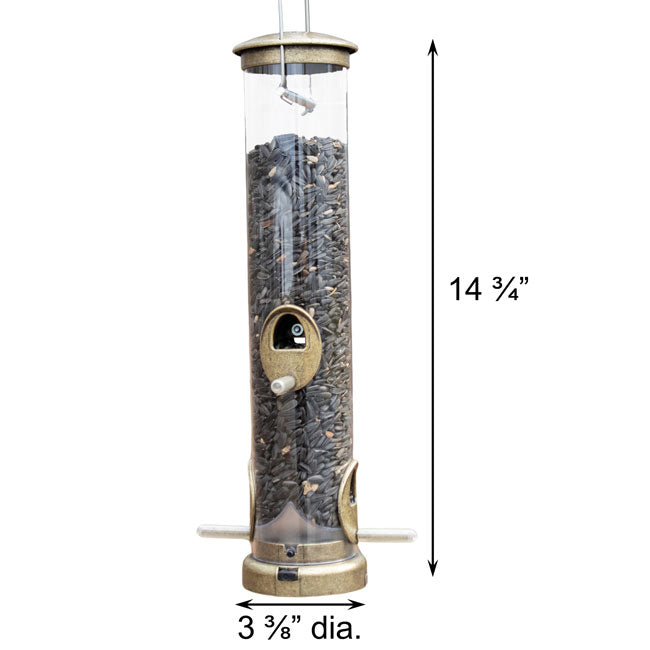 The 'Brass Bravado' Curated Tube Feeder Set