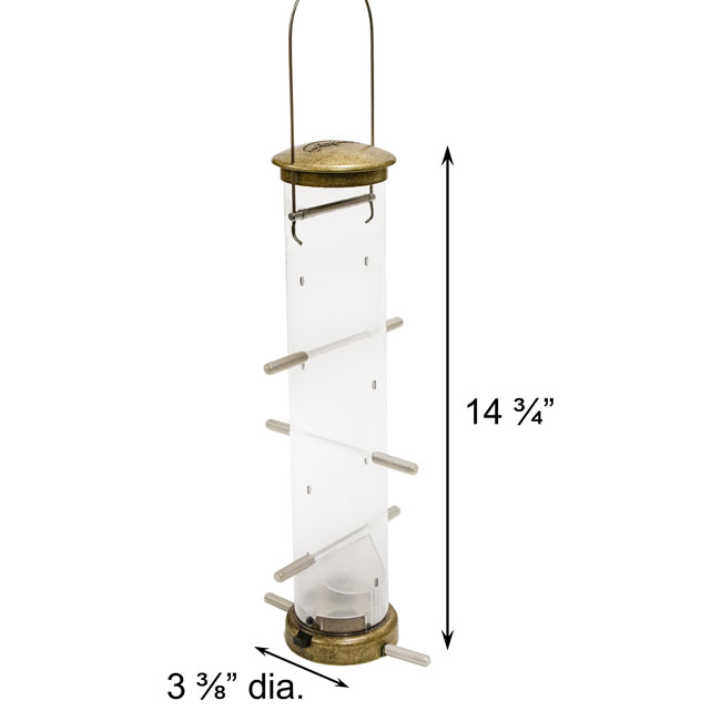 The 'Brass Bravado' Curated Tube Feeder Set