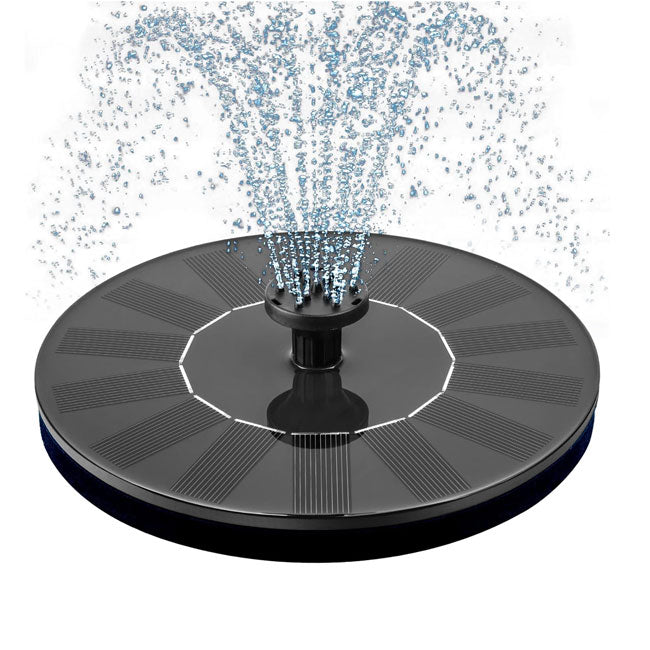 The 'Backyard Eclipse' Solar Birdbath Fountain | Austram Solar-Powered Fountain Disc & Pump