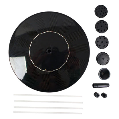 The 'Backyard Eclipse' Solar Birdbath Fountain | Austram Solar-Powered Fountain Disc & Pump