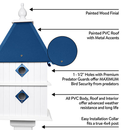 The "Chal-eight" Eight-Chamber Birdhouse