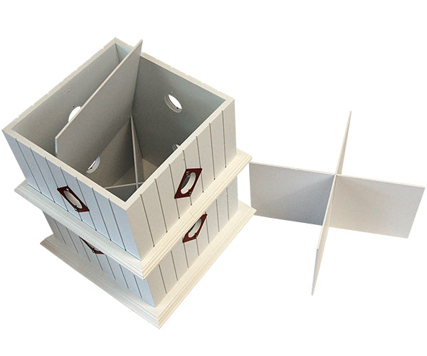 The "Chal-eight" Eight-Chamber Birdhouse