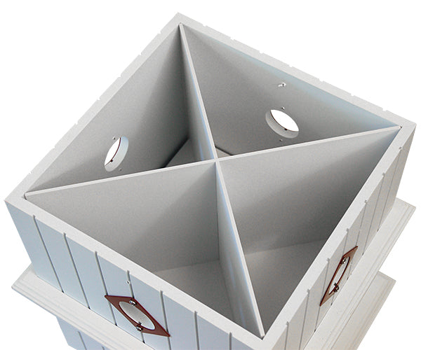The "Chal-eight" Eight-Chamber Birdhouse