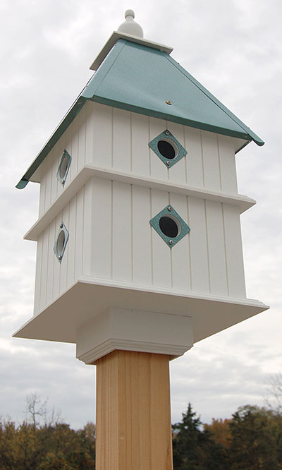 The "Chal-eight" Eight-Chamber Birdhouse
