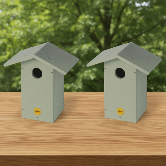 The "Twin-Home" Bluebird Sanctuary Suite – Recycled Poly-Lumber