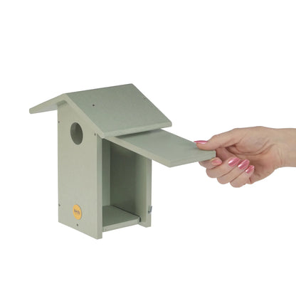 The "Twin-Home" Bluebird House Suite | 2-Pack Recycled Poly Nesting Box | Birds Choice