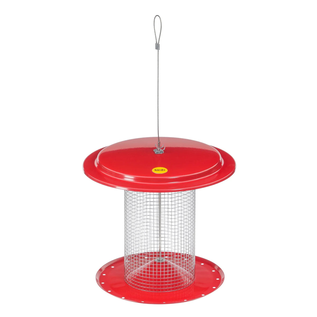 The 'Scarlet Station' Sunflower Seed Bird Feeder