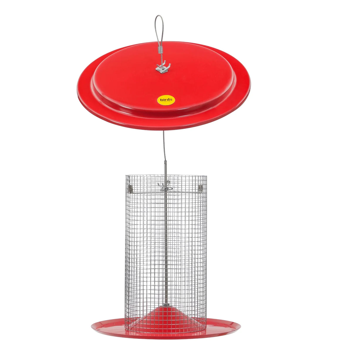 The 'Scarlet Station' Sunflower Seed Bird Feeder