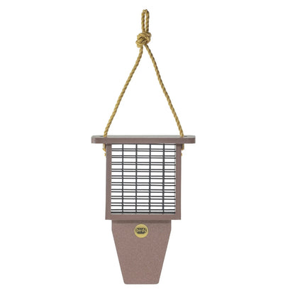 The 'Prop & Perch' Suet Feeder | Birds Choice Recycled Poly Tail Prop Single-Cake Woodpecker Habitat Station