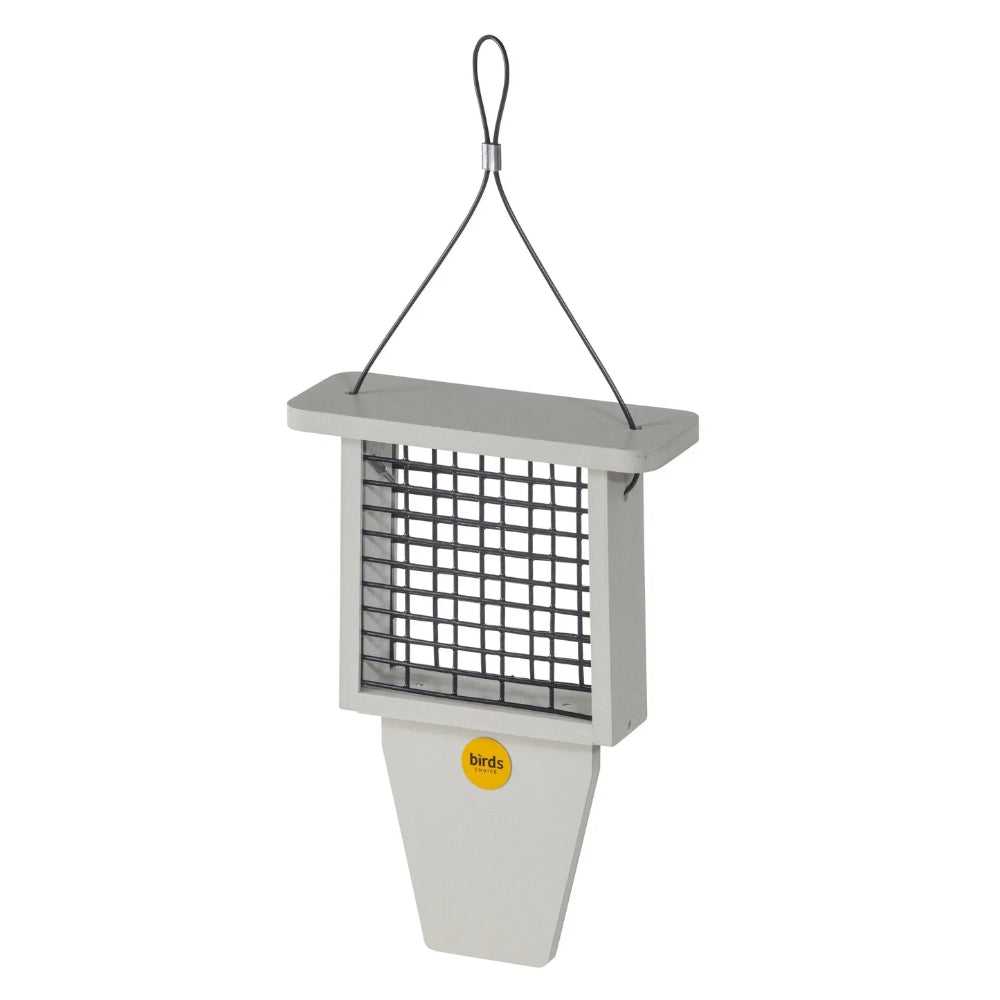 The 'Prop & Perch' Suet Feeder | Birds Choice Recycled Poly Tail Prop Single-Cake Woodpecker Habitat Station