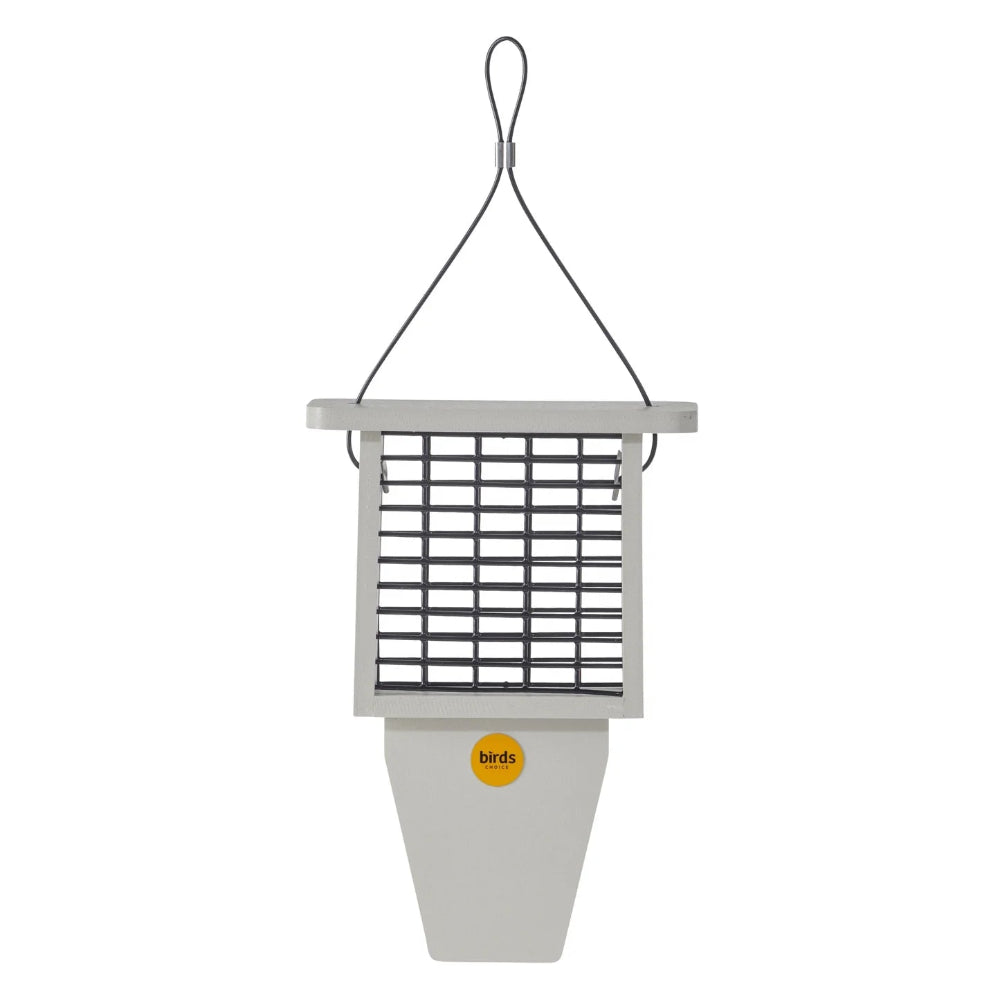 The 'Prop & Perch' Suet Feeder | Birds Choice Recycled Poly Tail Prop Single-Cake Woodpecker Habitat Station