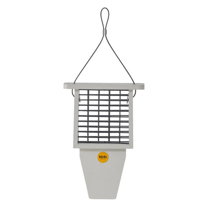 The 'Prop & Perch' Suet Feeder | Birds Choice Recycled Poly Tail Prop Single-Cake Woodpecker Habitat Station