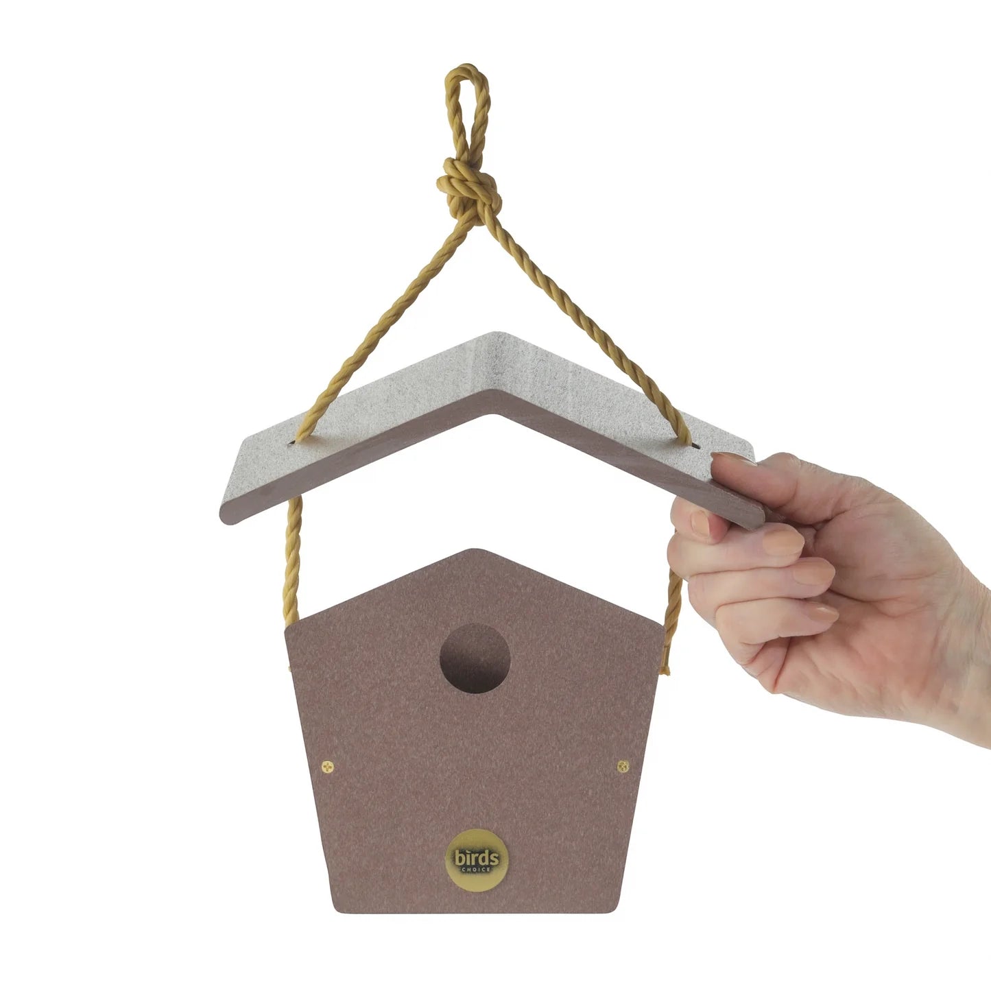 The "Twin-Home" Traditional Wren House | 2-Pack Hanging Chickadee Nesting Box | Birds Choice