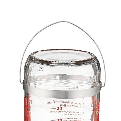 The "Apex-32" High-Capacity Glass Hummingbird Feeder Station | 32 oz. Heavy-Gauge Nectar Reservoir | Best-1