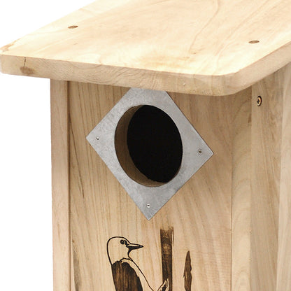 The "Hairy & Red-Bellied" Woodpecker House | Professional Nesting Box | BestNest