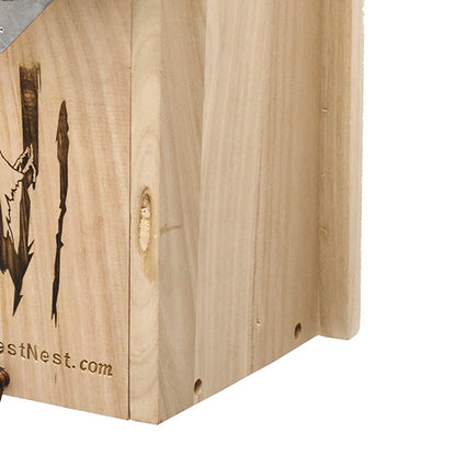 The "Hairy & Red-Bellied" Woodpecker House | Professional Nesting Box | BestNest