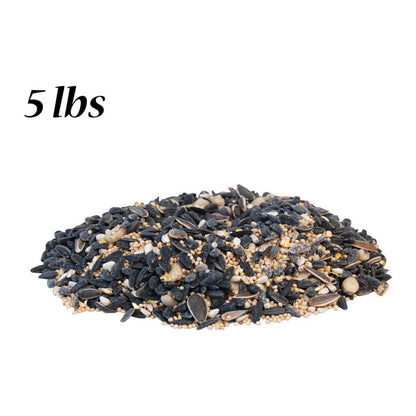 The 'Snackle Box Combo' Squirrel Feeder & Seed Bundle | Nestera Cedar Squirrel Feeder with Premium Wild Bird Seed Blend