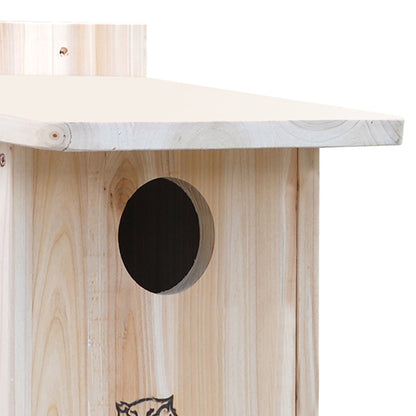 The 'Hootel' Screech Owl & Kestrel House | BestNest Premium Wooden Owl Nesting Box