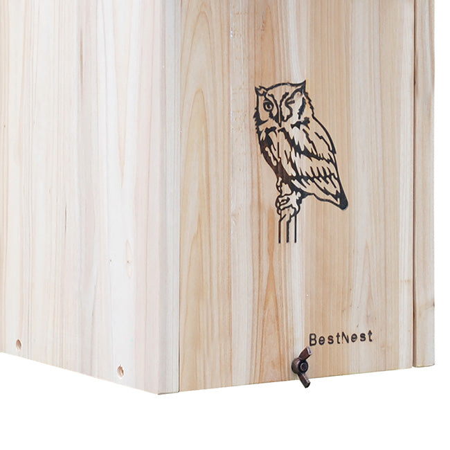 The 'Hootel' Screech Owl & Kestrel House | BestNest Premium Wooden Owl Nesting Box