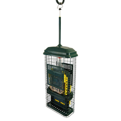 The 'No Suet For You!' Squirrel-Proof Suet Feeder Set