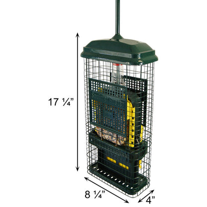 The 'No Suet For You!' Squirrel-Proof Suet Feeder Set