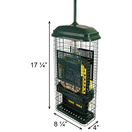 The 'No Suet For You!' Squirrel-Proof Suet Feeder Set