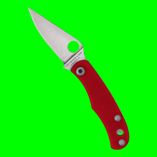 Spyderco Bug® G-10 Folding Knife | C133G | 12C27 Sandvik Steel | Keychain Slipjoint