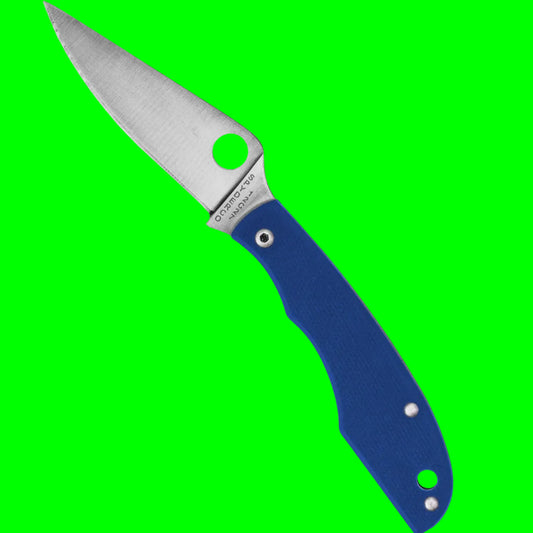 Spyderco Grasshopper™ G-10 Folding Knife | C138G | 12C27 Sandvik Steel | Keychain Slipjoint