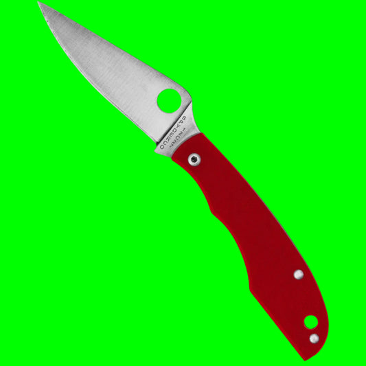 Spyderco Grasshopper™ G-10 Folding Knife | C138G | 12C27 Sandvik Steel | Keychain Slipjoint