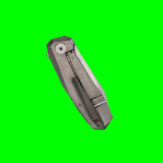 The 'Slysz Precision' Folding Knife | Spyderco Techno 3 CTS-XHP Titanium Frame Lock Field Instrument