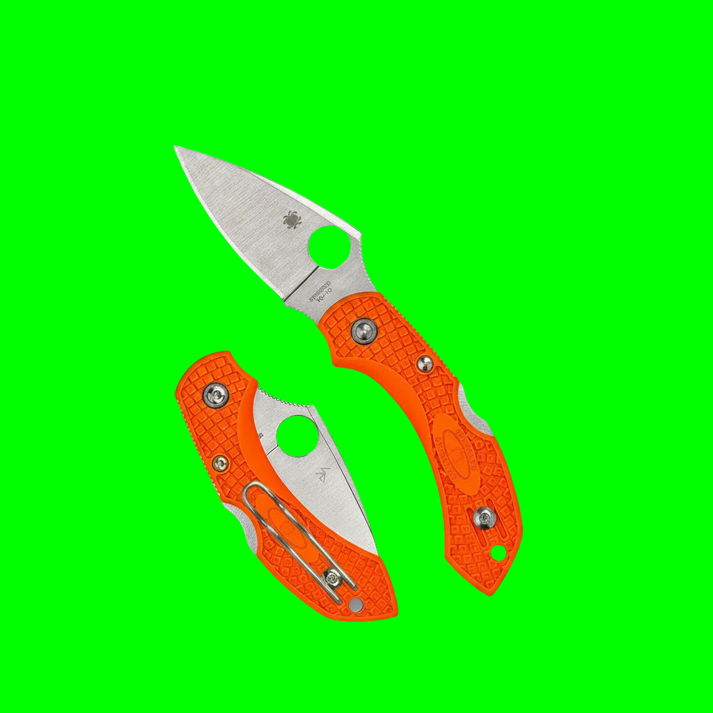 Spyderco Dragonfly™ 2 Lightweight Folding Knife | C28PBK2 / C28POR2 | VG-10 Steel | Black & Orange