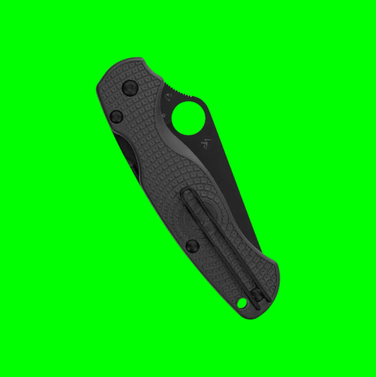 The 'Shadow Para' Folding Knife | Spyderco PM2 Lightweight CTS-BD1N DLC Compression Lock Field Instrument