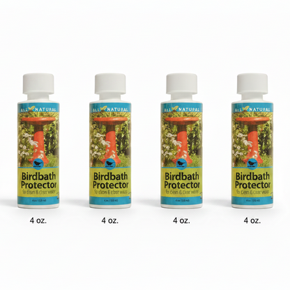 The 'Basin Butler' Bird Bath Protector | CareFree Enzymes Plant-Based Enzyme Formula — 4 oz., 4-Pack