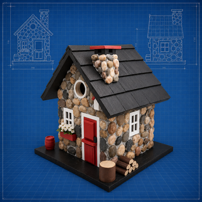The ‘Riverstone Retreat’ Architectural Birdhouse