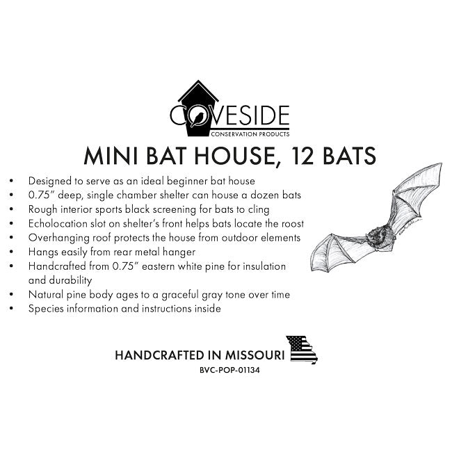 The "Sentinel-12" Bat House Conservation Bundle | Single-Chamber Nocturnal Habitat | Prime Retreat