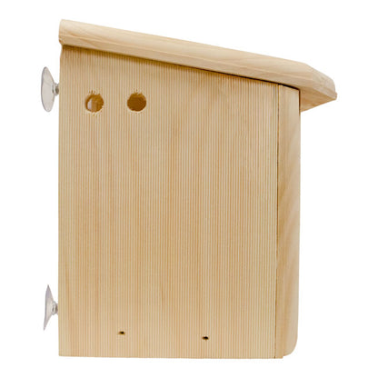 The "Vantage-Window" Window Bird House | Clear View Nesting Box | Coveside Conservation