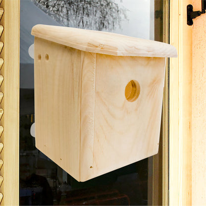 The "Vantage-Window" Window Bird House | Clear View Nesting Box | Coveside Conservation