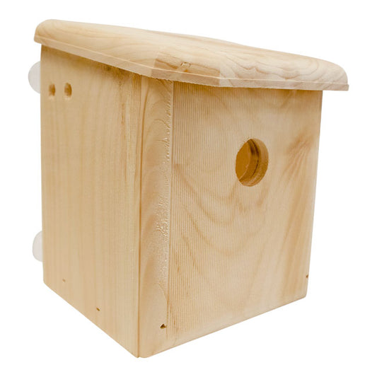 The "Vantage-Window" Window Bird House | Clear View Nesting Box | Coveside Conservation